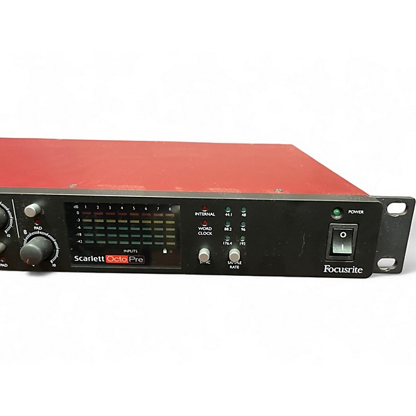 Used Focusrite Scarlett Octo Pre Microphone Preamp