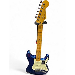 Used Fender American Ultra Stratocaster Metallic Blue Solid Body Electric Guitar