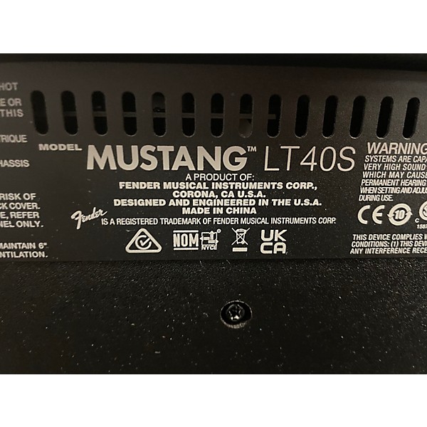 Used Fender mustang lt40s Guitar Combo Amp
