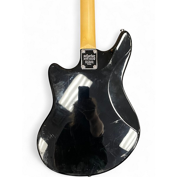 Used Schecter Guitar Research Hellcat VI Baritone 2 Tone Sunburst Solid Body Electric Guitar