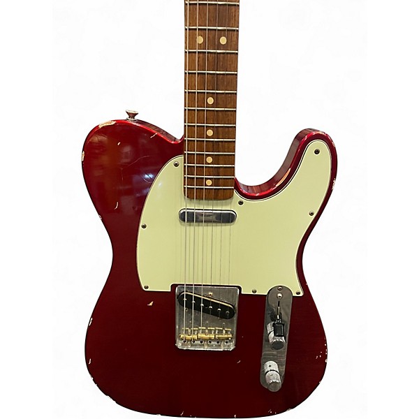 Used Fender 1963 Relic Telecaster Custom Shop Candy Apple Red Solid Body Electric Guitar