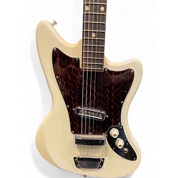 Used Bruno Conquerer Classic White Solid Body Electric Guitar