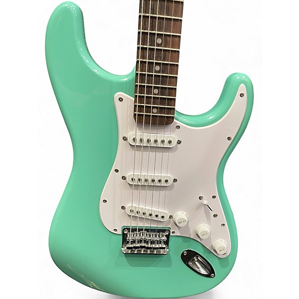 Used Squier Sonic Stratocaster Seafoam Green Solid Body Electric Guitar
