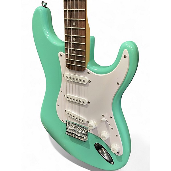 Used Squier Sonic Stratocaster Seafoam Green Solid Body Electric Guitar