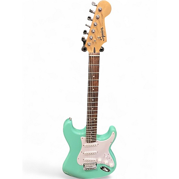 Used Squier Sonic Stratocaster Seafoam Green Solid Body Electric Guitar