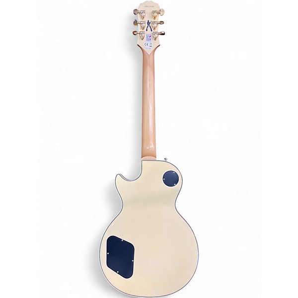 Used Epiphone Zakk Wylde Bullseye Les Paul Custom ivory bullseye Solid Body Electric Guitar