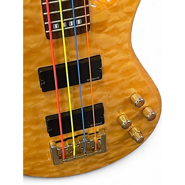 Used 2020s Spector Legend 4 Neck Through Natural Electric Bass Guitar