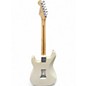 Used Squier Deluxe Stratocaster White Solid Body Electric Guitar