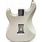 Used Squier Deluxe Stratocaster White Solid Body Electric Guitar