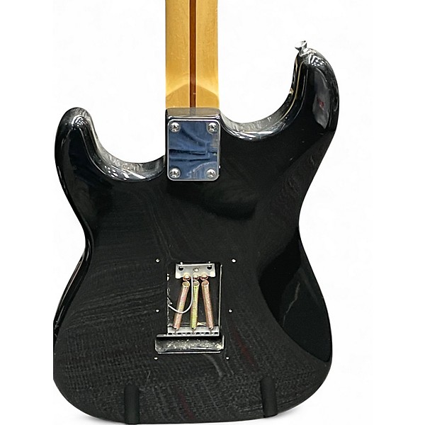 Used Squier Standard Stratocaster Black Solid Body Electric Guitar