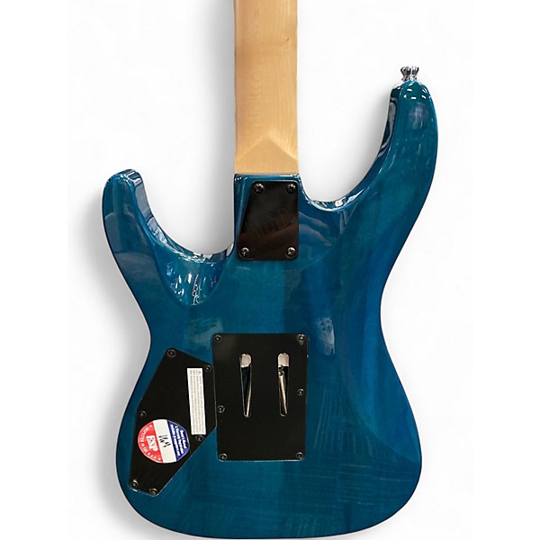 Used ESP LTD MH203 Trans Blue Solid Body Electric Guitar