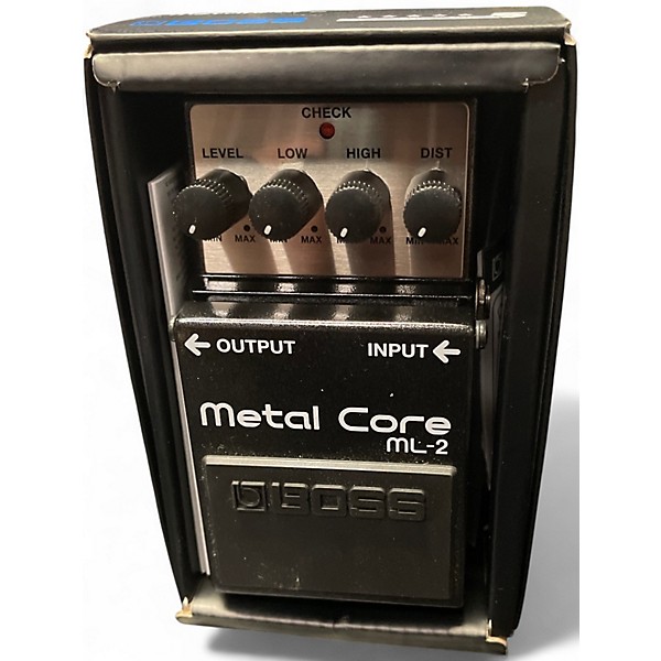 Used BOSS ML2 Metal Core Distortion Effect Pedal