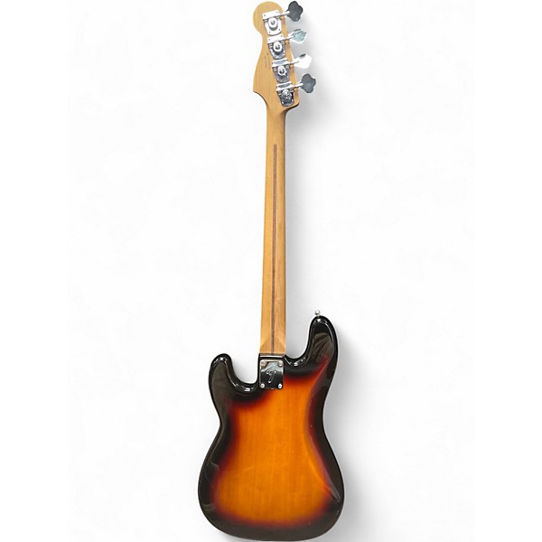 Used Fender Standard Precision Bass 3 Color Sunburst Electric Bass Guitar