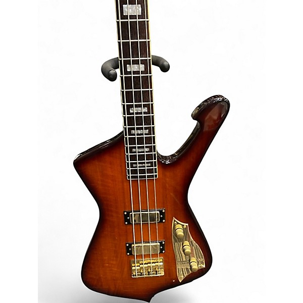 Used Ibanez Iceman ICB200 Sunburst Electric Bass Guitar