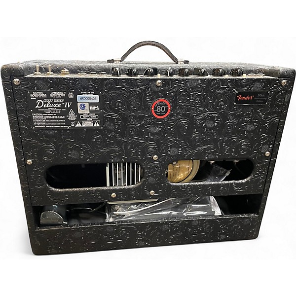 Used Fender HOT ROD DELUXE 30TH ANNIVERSARY 40W BLACK WESTERN Tube Guitar Combo Amp