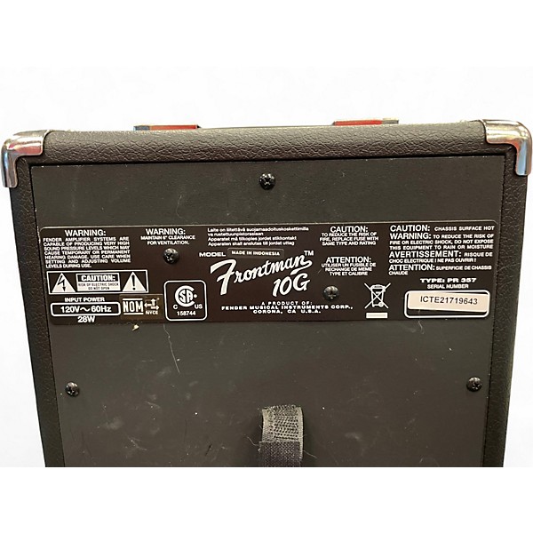 Used Fender Frontman 10G 10W Guitar Combo Amp
