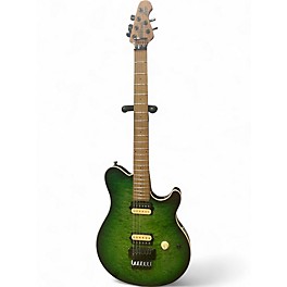 Used Ernie Ball Music Man MUSIC MAN AXIS Emerald Green Solid Body Electric Guitar