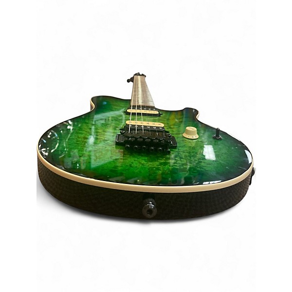 Used Ernie Ball Music Man MUSIC MAN AXIS Emerald Green Solid Body Electric Guitar