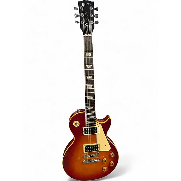 Vintage 1982 Gibson 1982 Gibson Les Paul Standard 2 Tone Sunburst Solid Body Electric Guitar