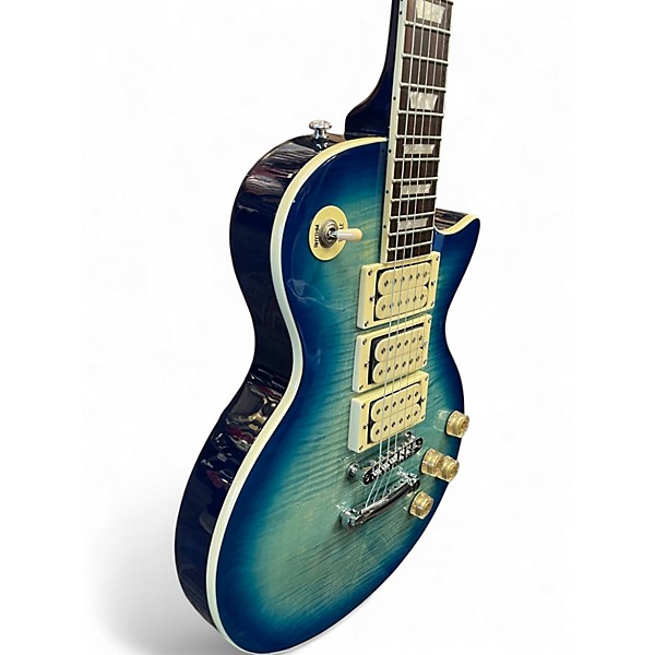 Used Firefly Elite Blue Burst Solid Body Electric Guitar