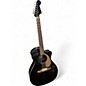 Used Fender Newporter Player Black Acoustic Electric Guitar thumbnail
