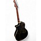 Used Fender Newporter Player Black Acoustic Electric Guitar