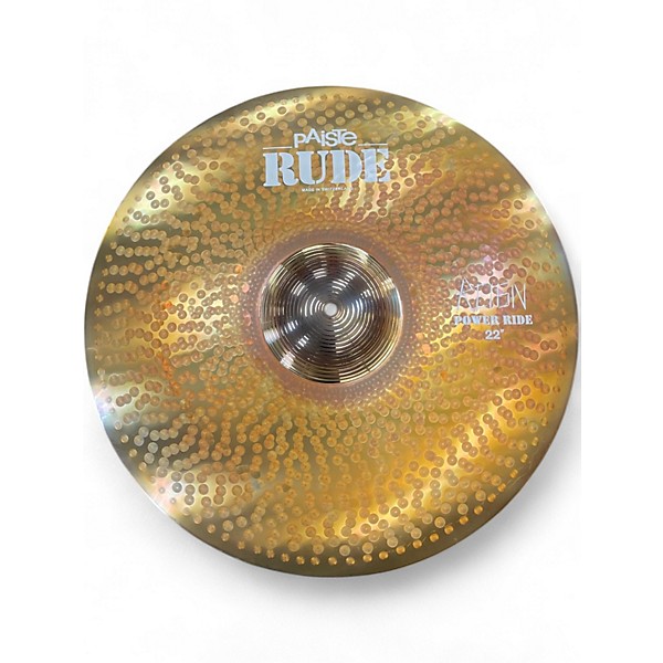 Used Paiste 22in Reign Power Ride Dave Lombardo Cymbal