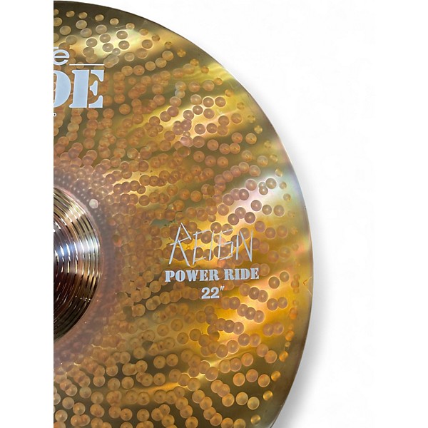 Used Paiste 22in Reign Power Ride Dave Lombardo Cymbal