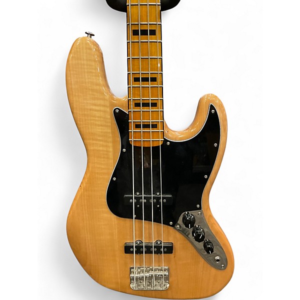 Used Squier Classic Vibe 70s Jazz Bass Natural Electric Bass Guitar
