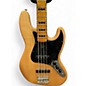 Used Squier Classic Vibe 70s Jazz Bass Natural Electric Bass Guitar