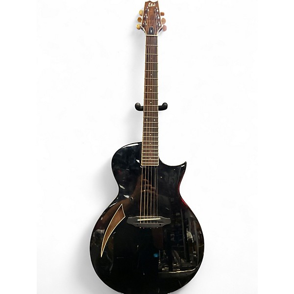 Used Esp Ltd TL-6 Black Hollow Body Electric Guitar