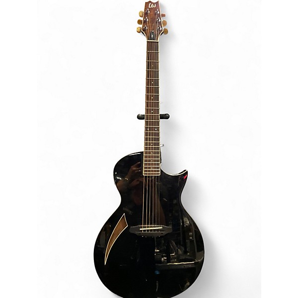 Used Esp Ltd TL-6 Black Hollow Body Electric Guitar