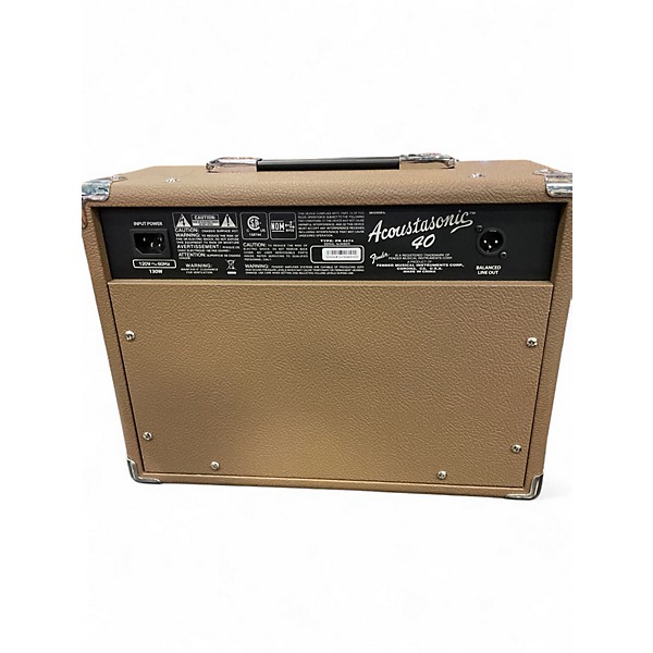 Used Fender ACOUSTACSONIC 40 Acoustic Guitar Combo Amp