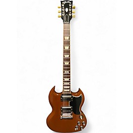 Used 2014 Gibson SG Standard 120 Worn Brown Solid Body Electric Guitar