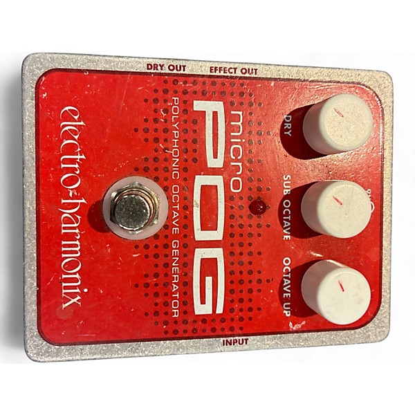 Used Electro-Harmonix Micro Pog Polyphonic Octave Generator Effect Pedal