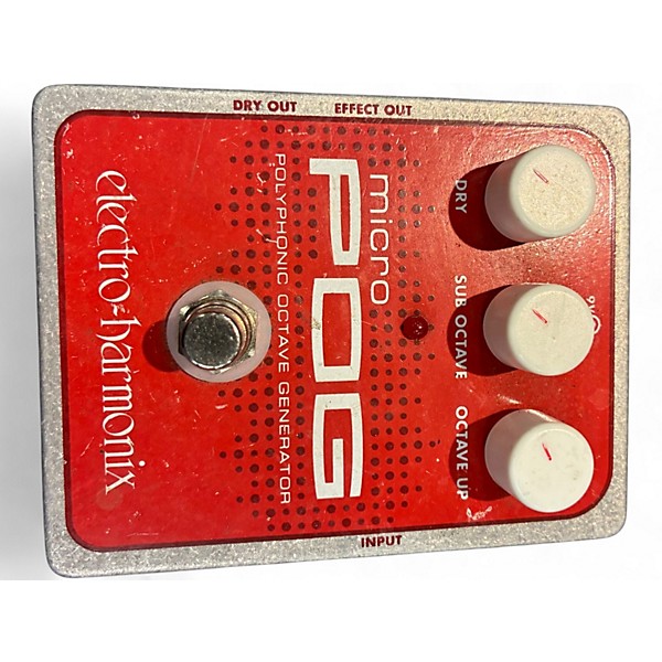 Used Electro-Harmonix Micro Pog Polyphonic Octave Generator Effect Pedal