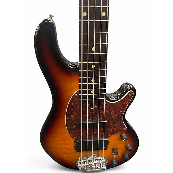 Used Lakland 55-02 Skyline Series 5 String 2 Color Sunburst Electric Bass Guitar