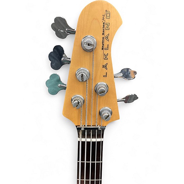 Used Lakland 55-02 Skyline Series 5 String 2 Color Sunburst Electric Bass Guitar