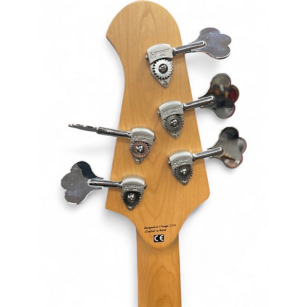 Used Lakland 55-02 Skyline Series 5 String 2 Color Sunburst Electric Bass Guitar