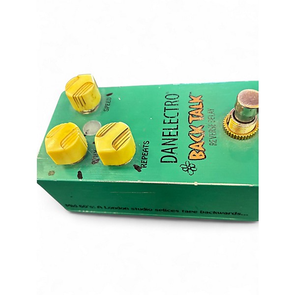 Used Danelectro Back Talk Reverse Delay Effect Pedal