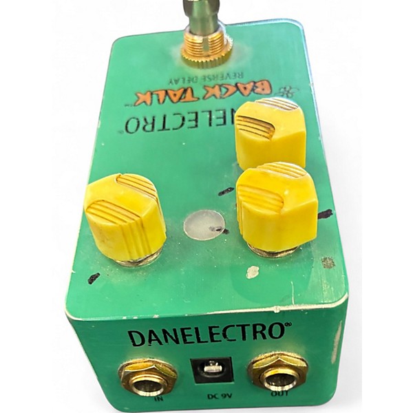 Used Danelectro Back Talk Reverse Delay Effect Pedal