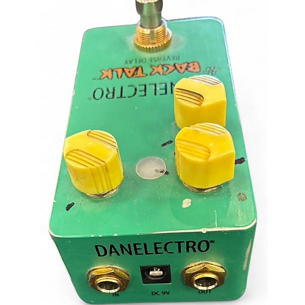 Used Danelectro Back Talk Reverse Delay Effect Pedal