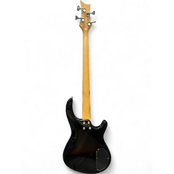 Used Dean Edge 1 4 String Black Electric Bass Guitar