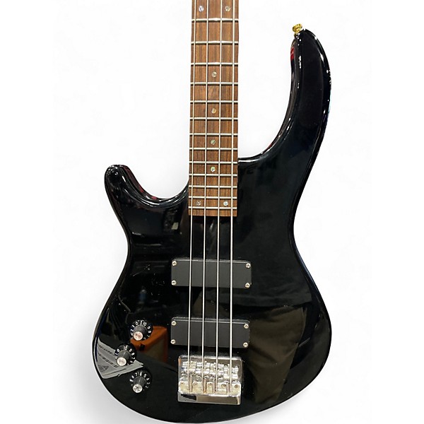 Used Dean Edge 1 4 String Black Electric Bass Guitar