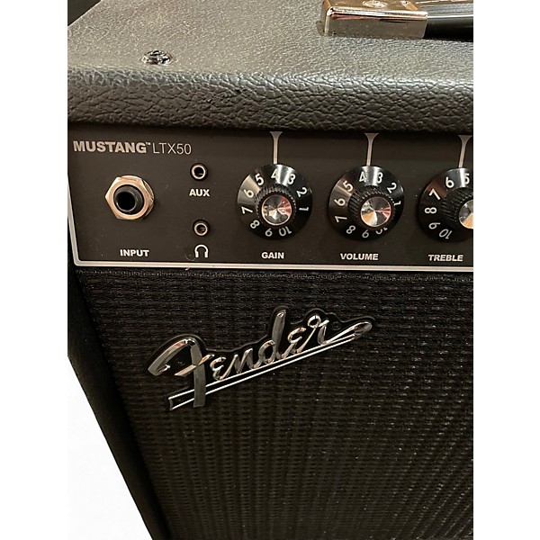 Used Fender Mustang LT50 50W 1x12 Guitar Combo Amp