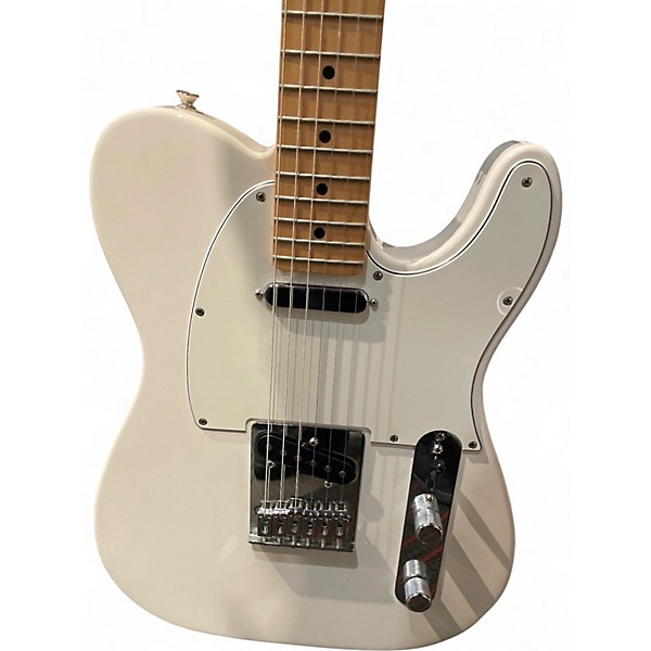 Used Fender Player Telecaster White Solid Body Electric Guitar