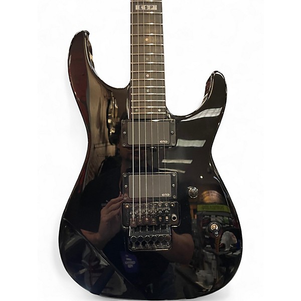 Used ESP E-II M-2 Black Solid Body Electric Guitar