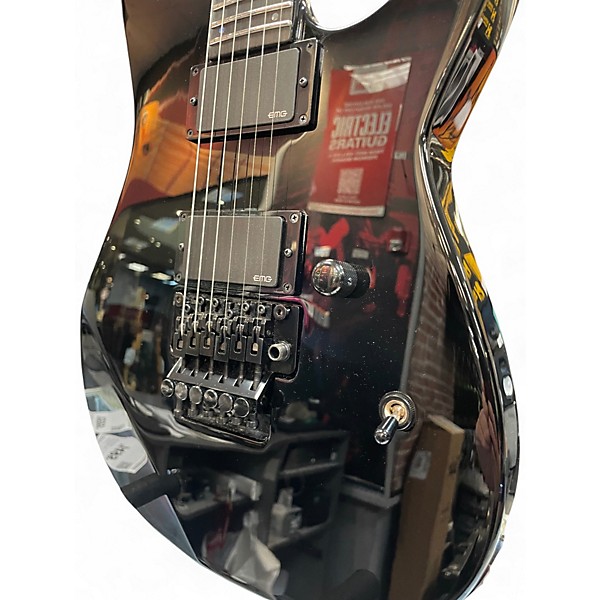 Used ESP E-II M-2 Black Solid Body Electric Guitar