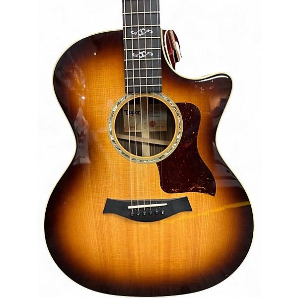 Used Taylor 414CER V-Class Tobacco Burst Acoustic Electric Guitar