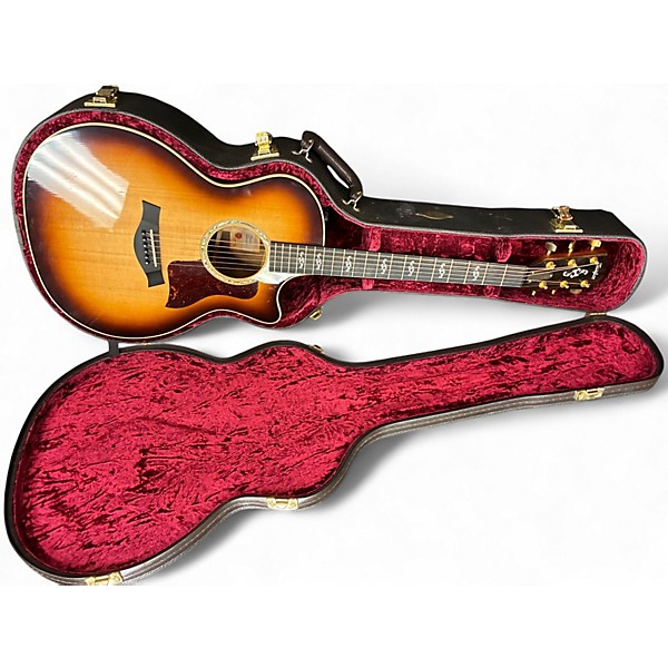 Used Taylor 414CER V-Class Tobacco Burst Acoustic Electric Guitar